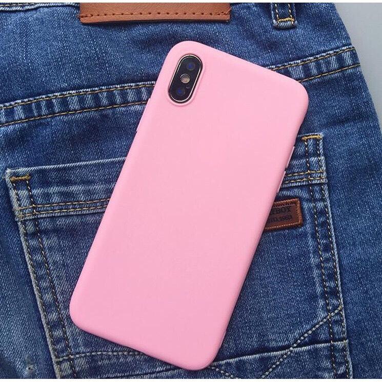 ỐP ĐIỆN THOẠI TRƠN DẺO IPHONE - NHIỀU MÀU