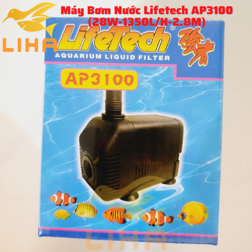 Máy Bơm Nước Lifetech AP3100 (28W - 1350L/H - 2.8M) - Máy Bơm Hồ Cá Bơm Thủy Canh
