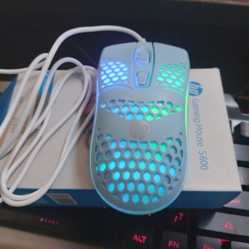 (Mới) Chuột Gaming Có LED Đẹp Mouse Hp Gaming S600 Usb Led Màu