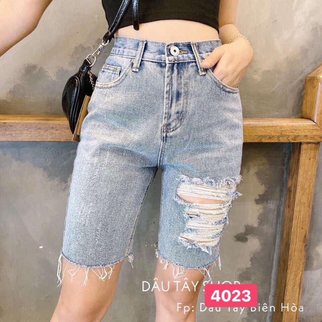 QUẦN JEAN NGỐ NỮ RÁCH 🌞