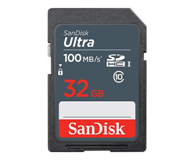 Thẻ nhớ SD 32GB Sandisk (100Mb/s) Chính Hãng