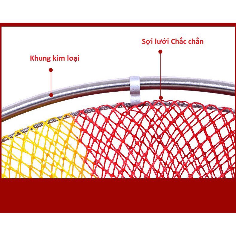 Rọng Đựng Cá Khung Kim Loại 7 Màu ( sale xả hàng )