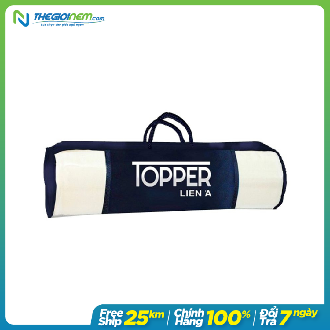 [Trả góp 0%] Topper cao su thiên nhiên Liên Á 160x200cm