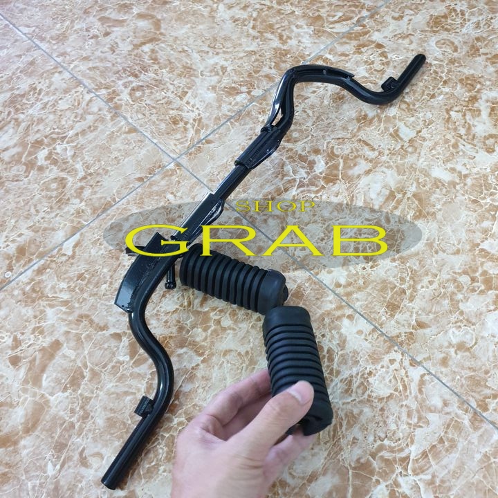 Gác chân gập gù [ TẶNG 2 BÊN CAO SU ] xe DREAM - WAVE / Gác chân giữa