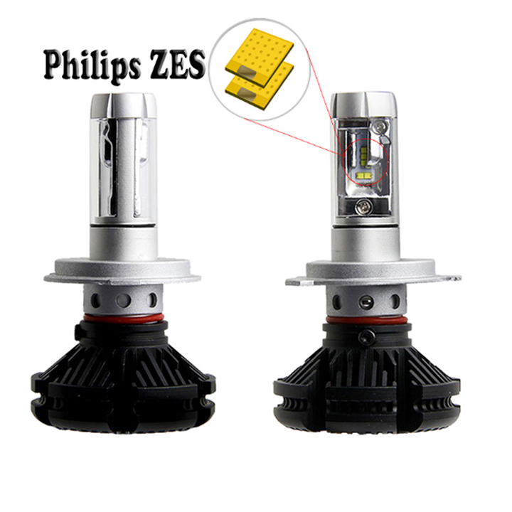 Bộ 2 Bóng đèn LED cao cấp cho Ô tô X3-ZES chân H4