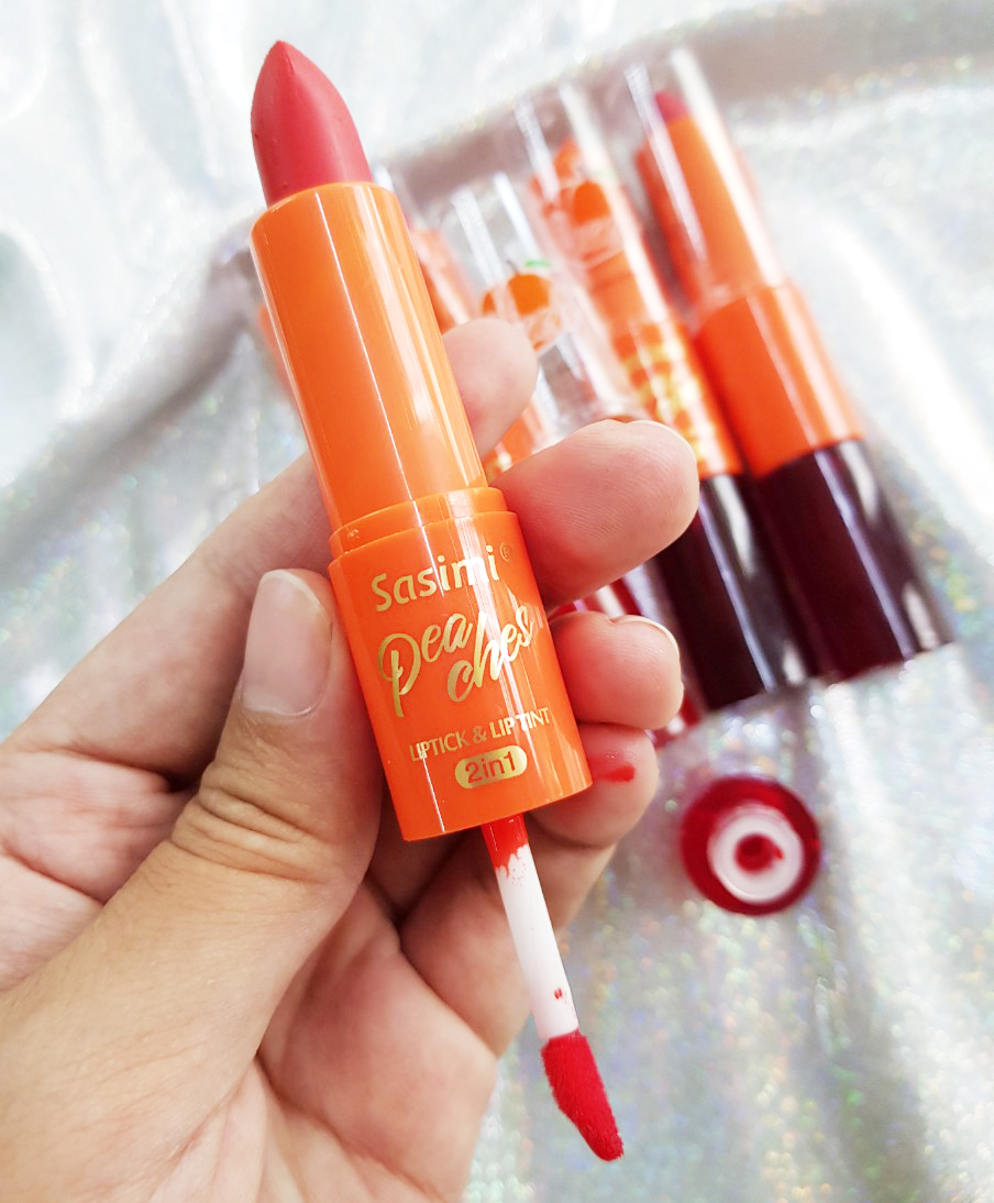SON HƯƠNG ĐÀO 02 ĐẦU LIPSTICK VÀ LIPTINT