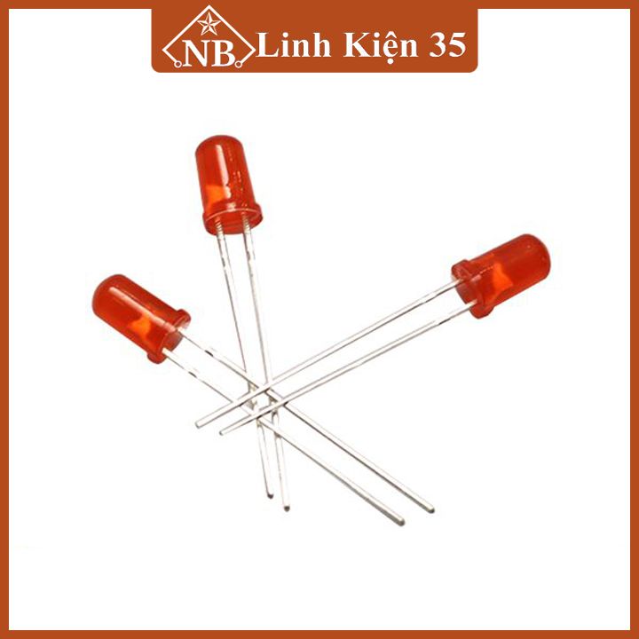Gói 10 con LED phủ màu 5mm (3V) siêu rẻ