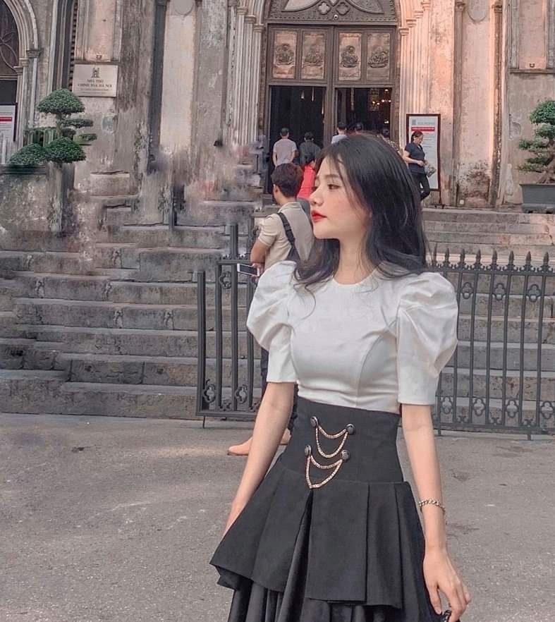 [HCM]ÁO CỔ TRÒN XẾP LY TAY LYLY