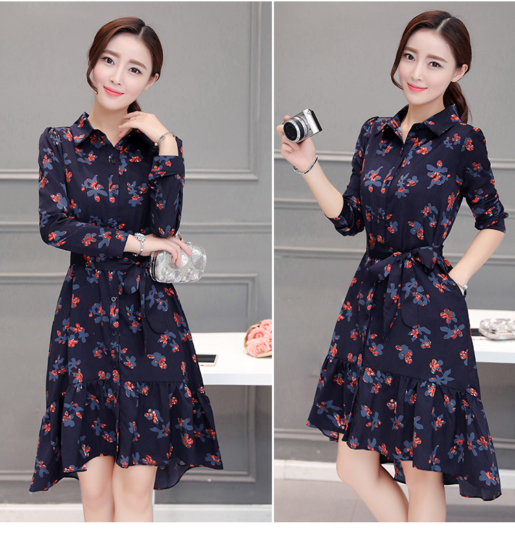 [HCM]ĐẦM XÒE CỔ BẺ HỌA TIẾT BEYEU1688 - BY8075