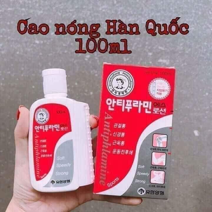dầu nóng xoa bóp Antiphlamine Hàn Quốc 100ml