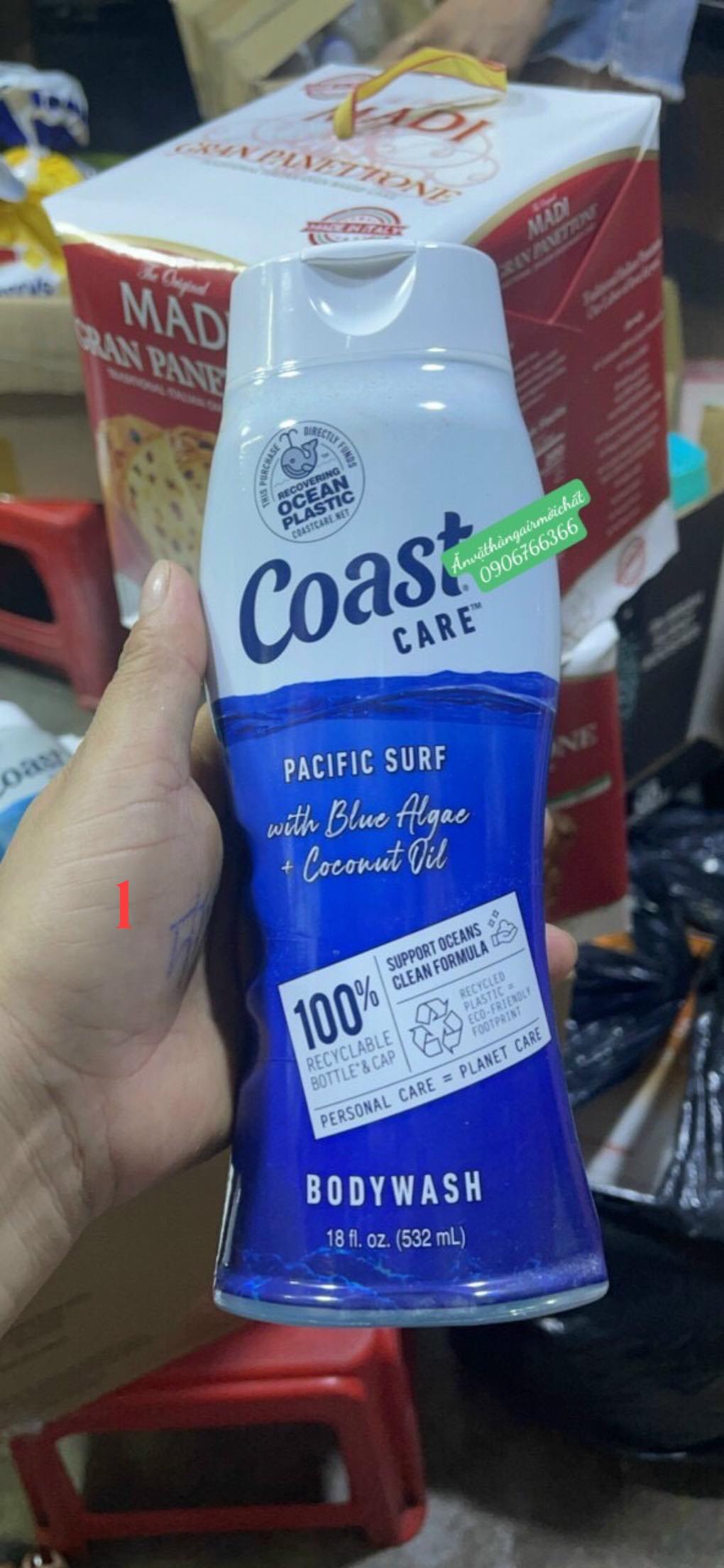 [HÀNG MỸ]SỮA TẮM COAST CARE CHAI 532 Ml