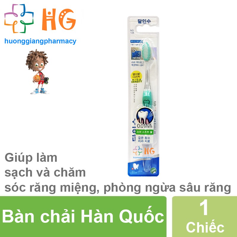 Bàn Chải Đánh Răng Hàn Quốc NO126 (Giao Mầu Ngẫu Nhiên)