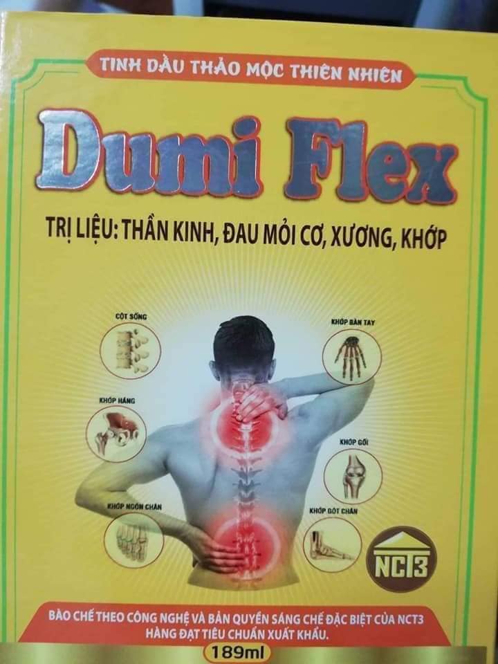 TINH DẦU THẢO DƯỢC DUMI FLEX