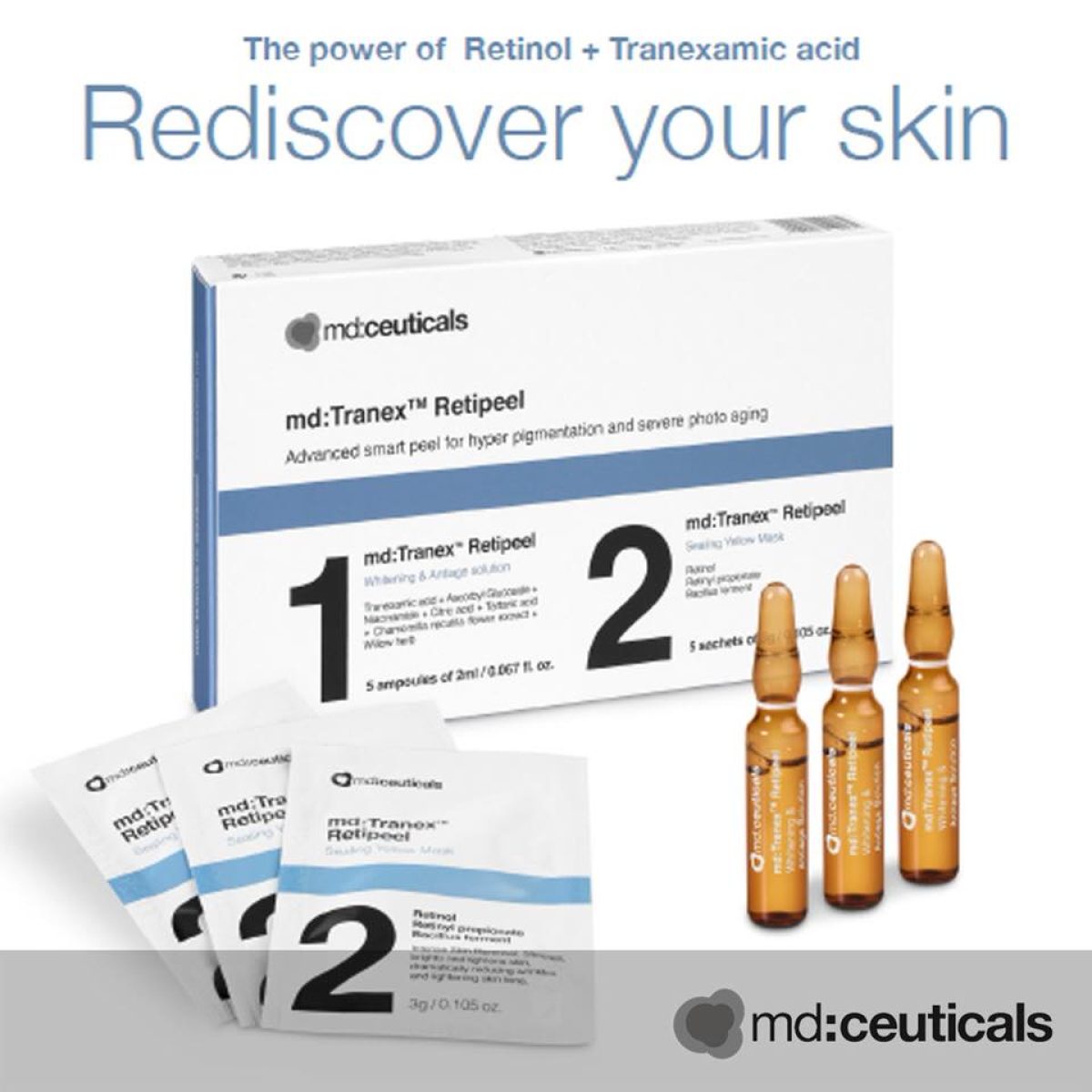 Thay Da Sinh Học Peel MD:ceuticals MD Tranex Retipeel