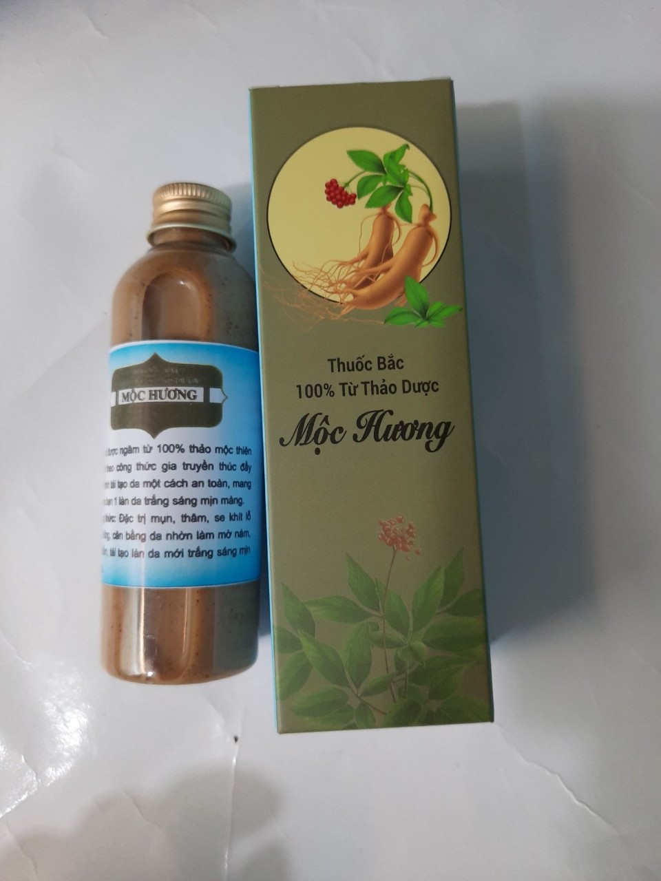 (Tặng kèm giảm sưng) Sản phẩm chăm sóc da Cốt sâm Đông y tái tạo da Mộc Hương hết sạch mụn bọc mụn mủ lâu năm không khỏi giảm thâm mờ nám tàn nhang se khít lỗ chân lông mờ nếp nhăn
