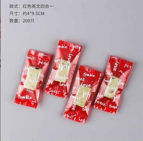 Túi đựng kẹo nougat 200 chiếc