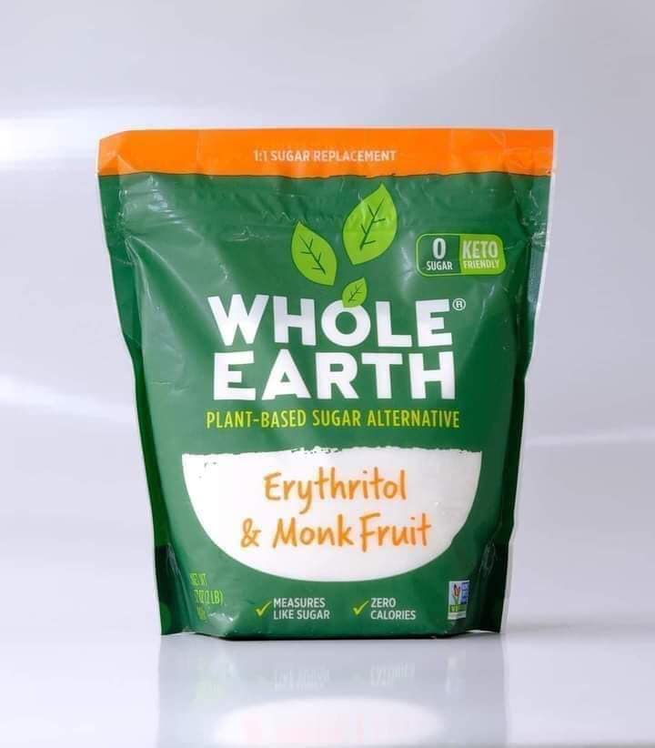 Đường ăn kiêng erythritol & la hán quả Whole Earth Erythritol & Monk fruit