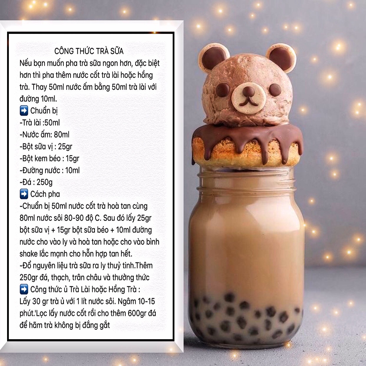 (200g)Bột Trà Sữa Vị Khoai Môn PHA SẴN SIÊU NHANH. DATE MỚI