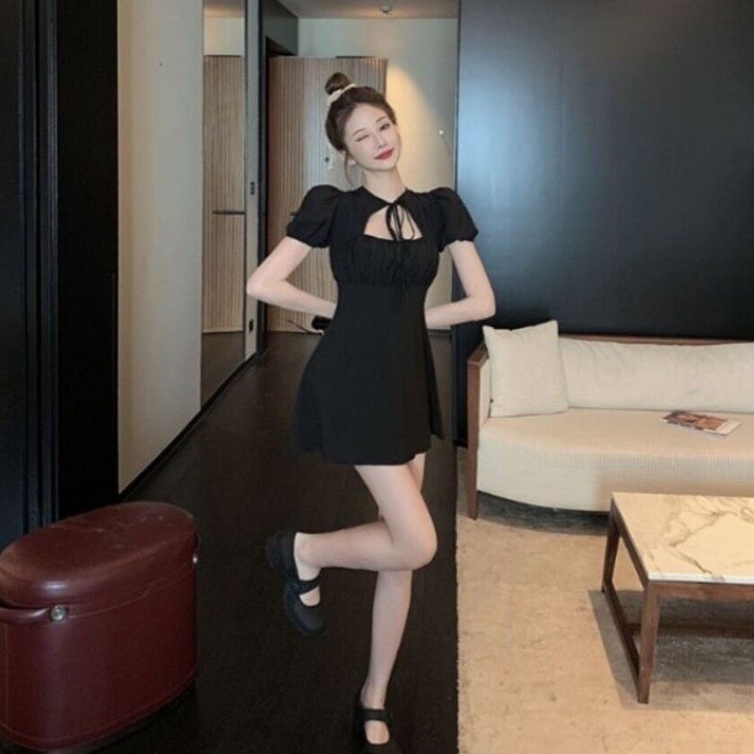 [HCM]Đầm tay phồng hở