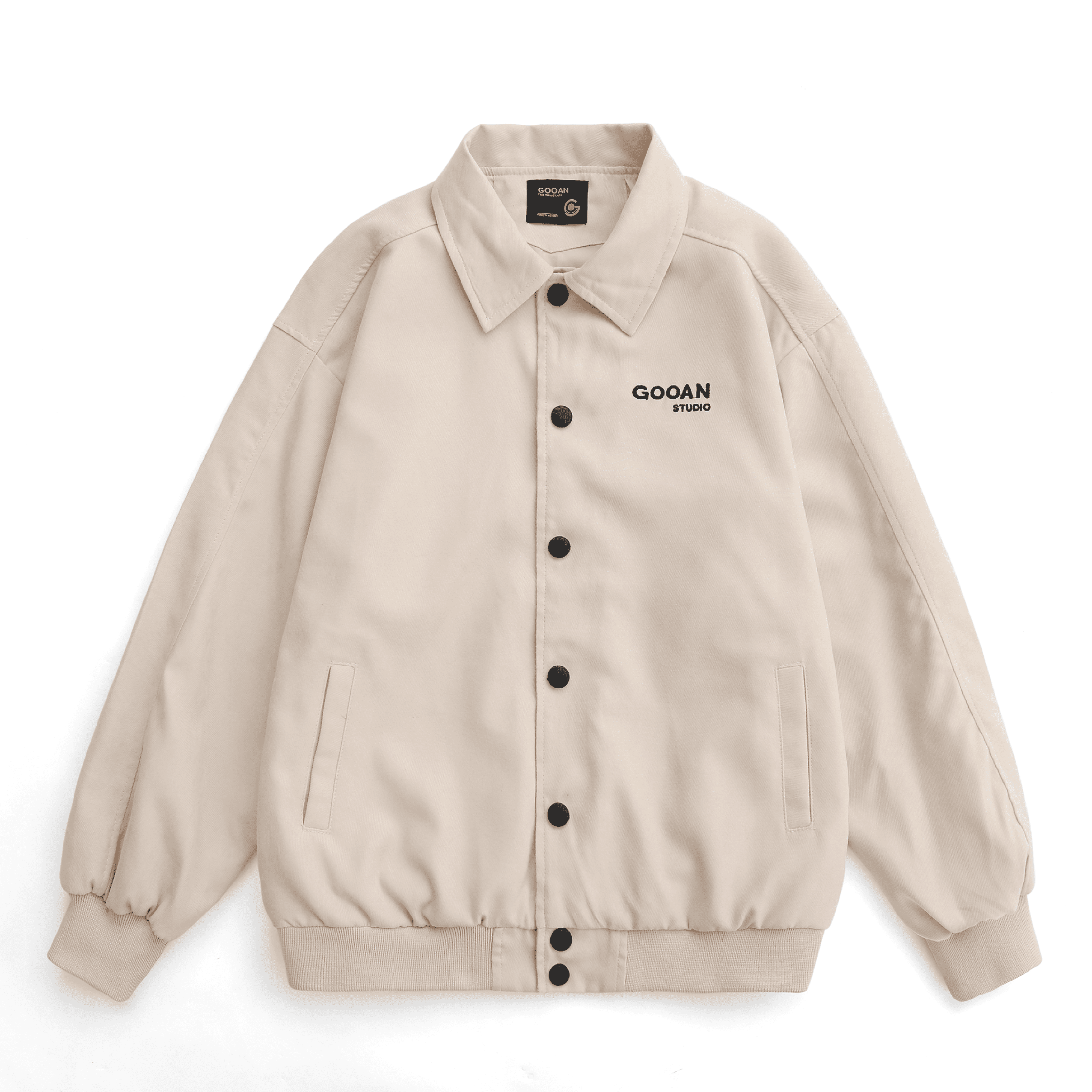 Áo Khoác Varsity Bomber Gooan Basic Form Rộng