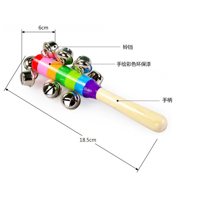 Lục Lạc Gỗ Bi Sắt