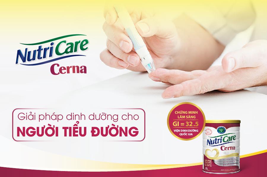[HCM]sữa Nutricare Cerna 400g - cho người đái tháo đường