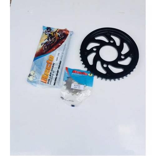 [HCM]nhông sên dĩa recto  winner 150  full đen, uy tính chất lượng