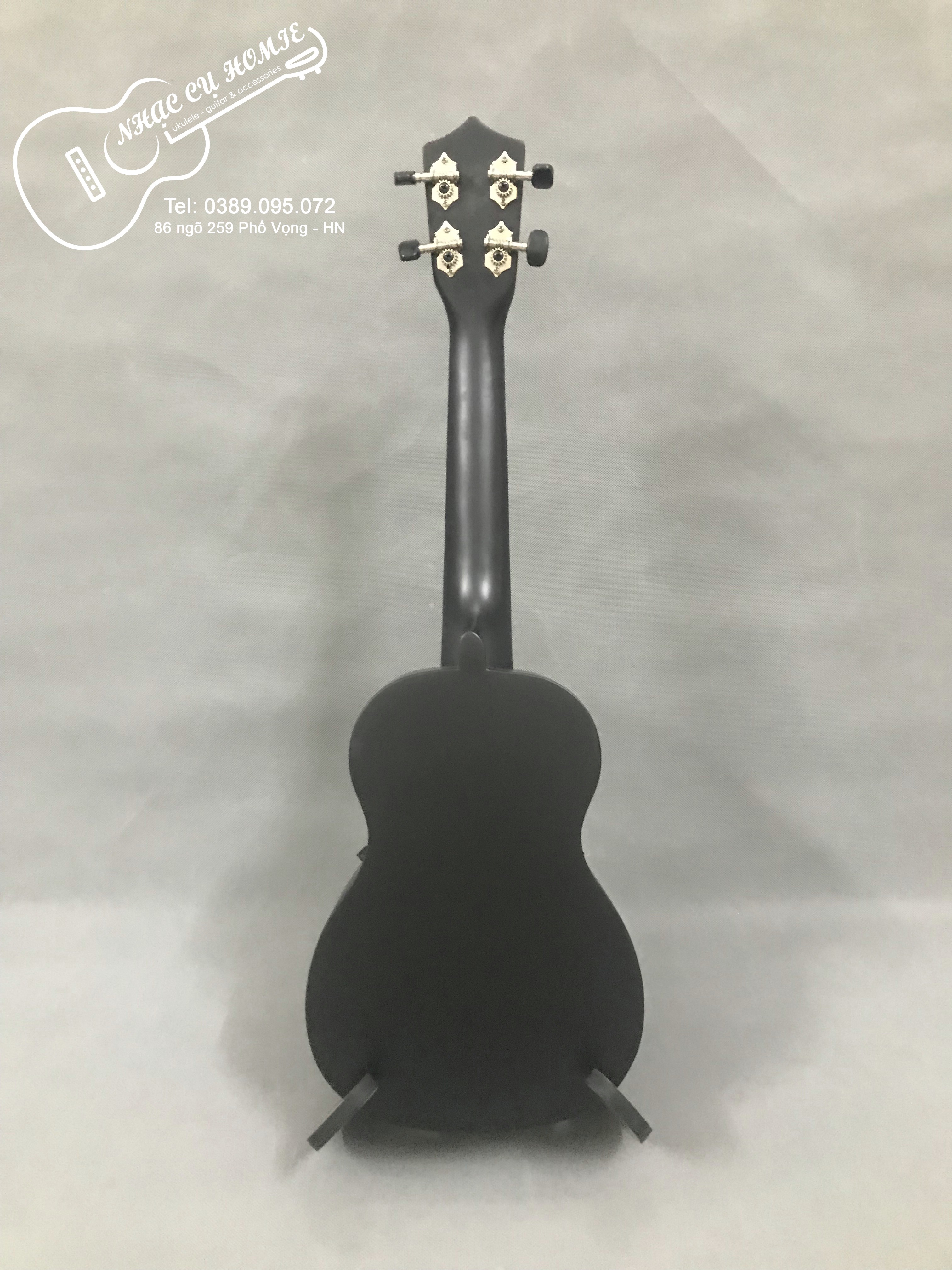 ĐÀN UKULELE CONCERT ĐEN TRƠN