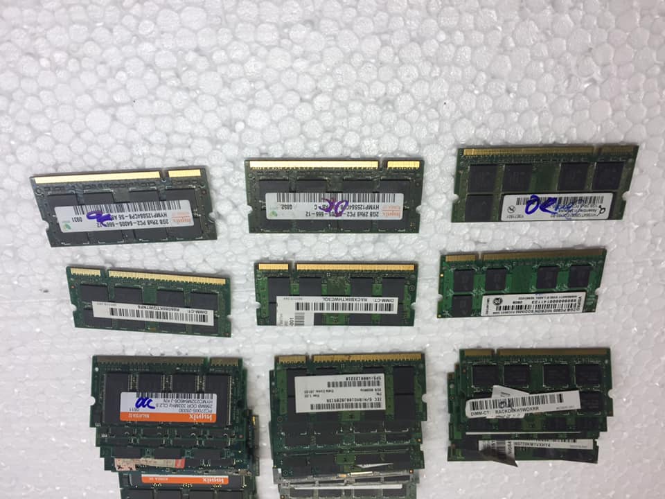 Ram 2 dùng cho Laptop DDR2 2G PC 667/800