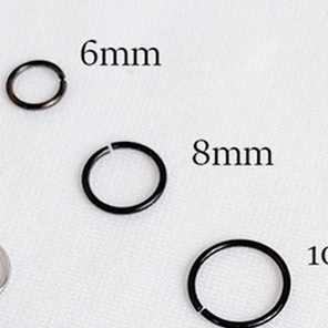 (1 Chiếc) Khuyên tai tròn mỏng vị trí upper lobe, helix, tragus, mũi, môi - Thép không gỉ - Khoen Store