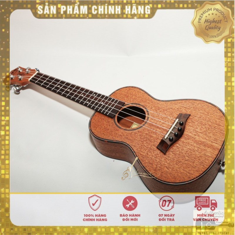 Đàn ukulele tenor BWS Music 26 inch không viền Full gỗ hồng đào bắc phi-phân phối chính hãng tại Nhạc cụ 3 số