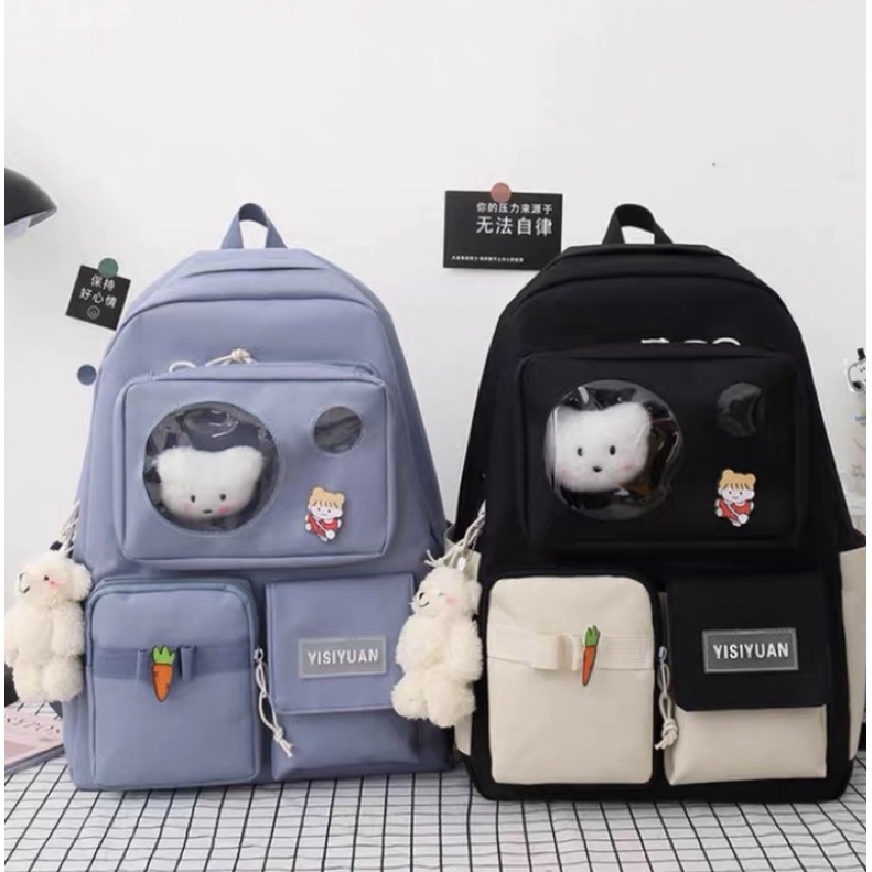 SET BALO 4 món - Daumeibag phối màu- vừa a4