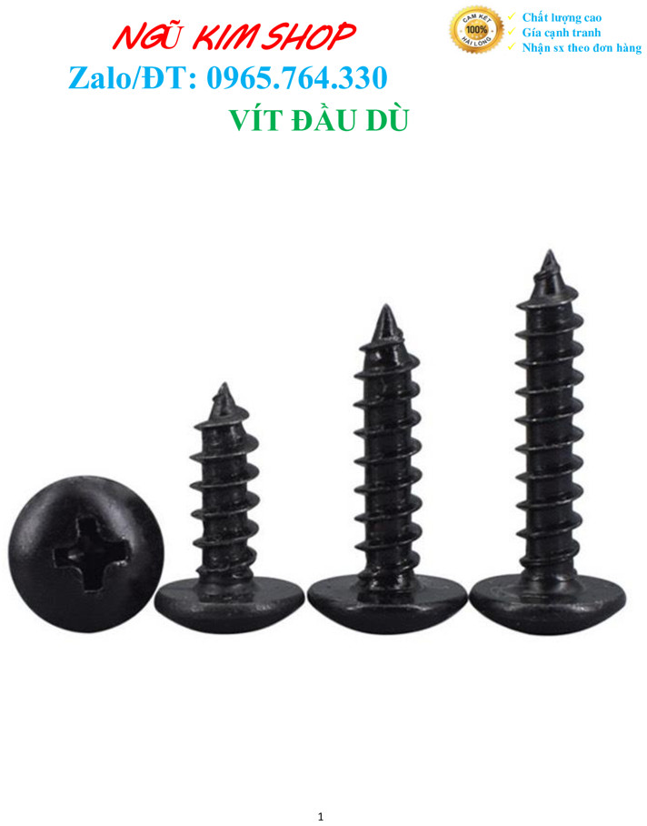Speaker Screw _ Spirit Head Screw with Pointed Tail M4 X L