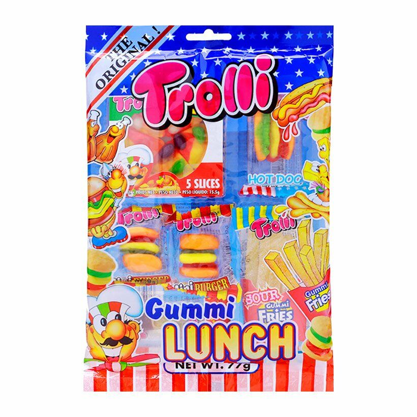 Kẹo dẻo Trolli Gummi Lunch gói 77gr