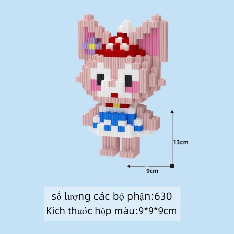 Cute mini 3D puzzle model Lego children jigsaw puzzle toy baby brain teaser puzzle toy-baby Edison toy