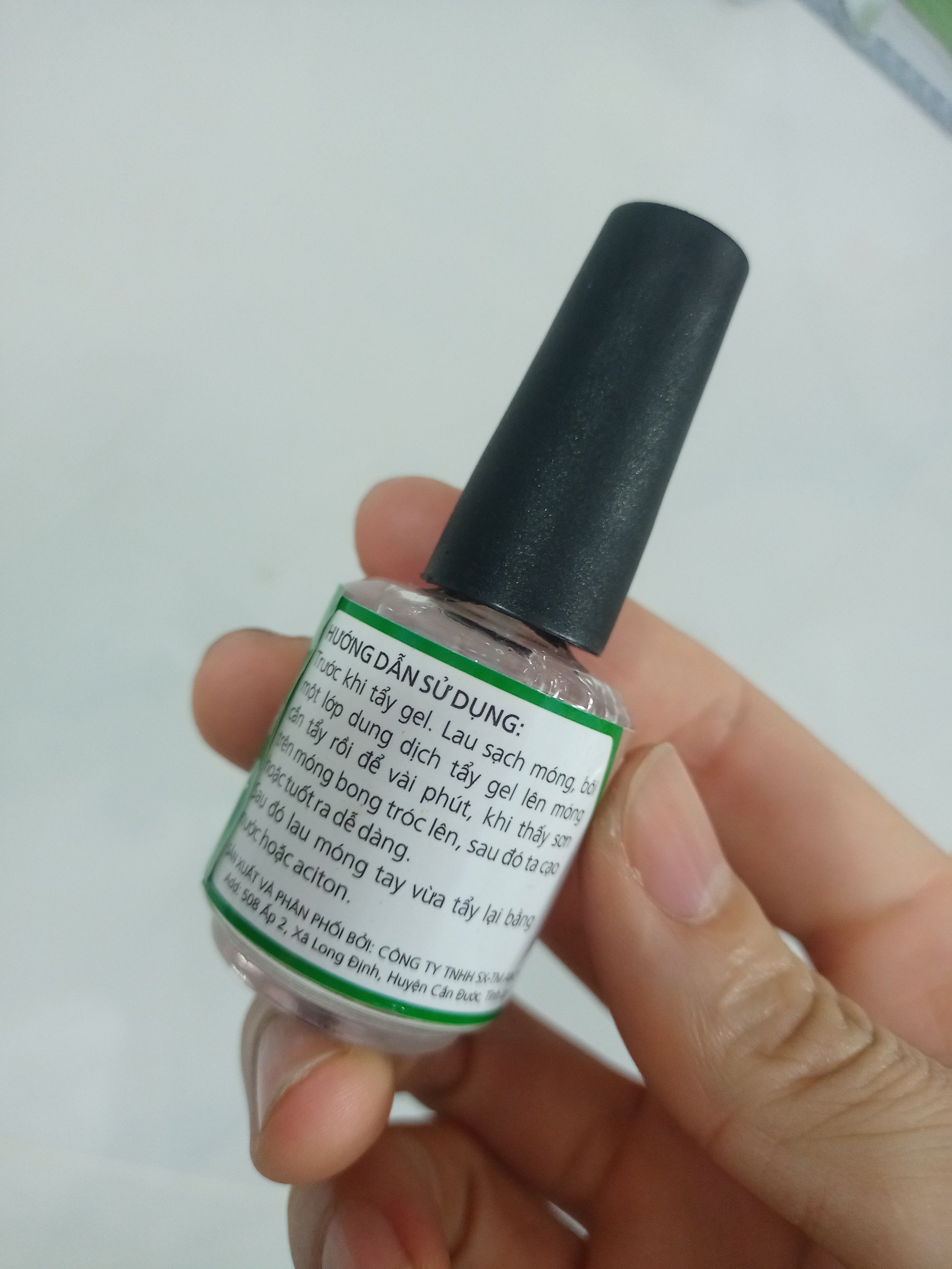 Phá sơn gel 15ml Zin