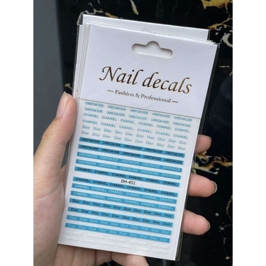 Sticker Dán Móng Hàn Quốc siêu nhanh