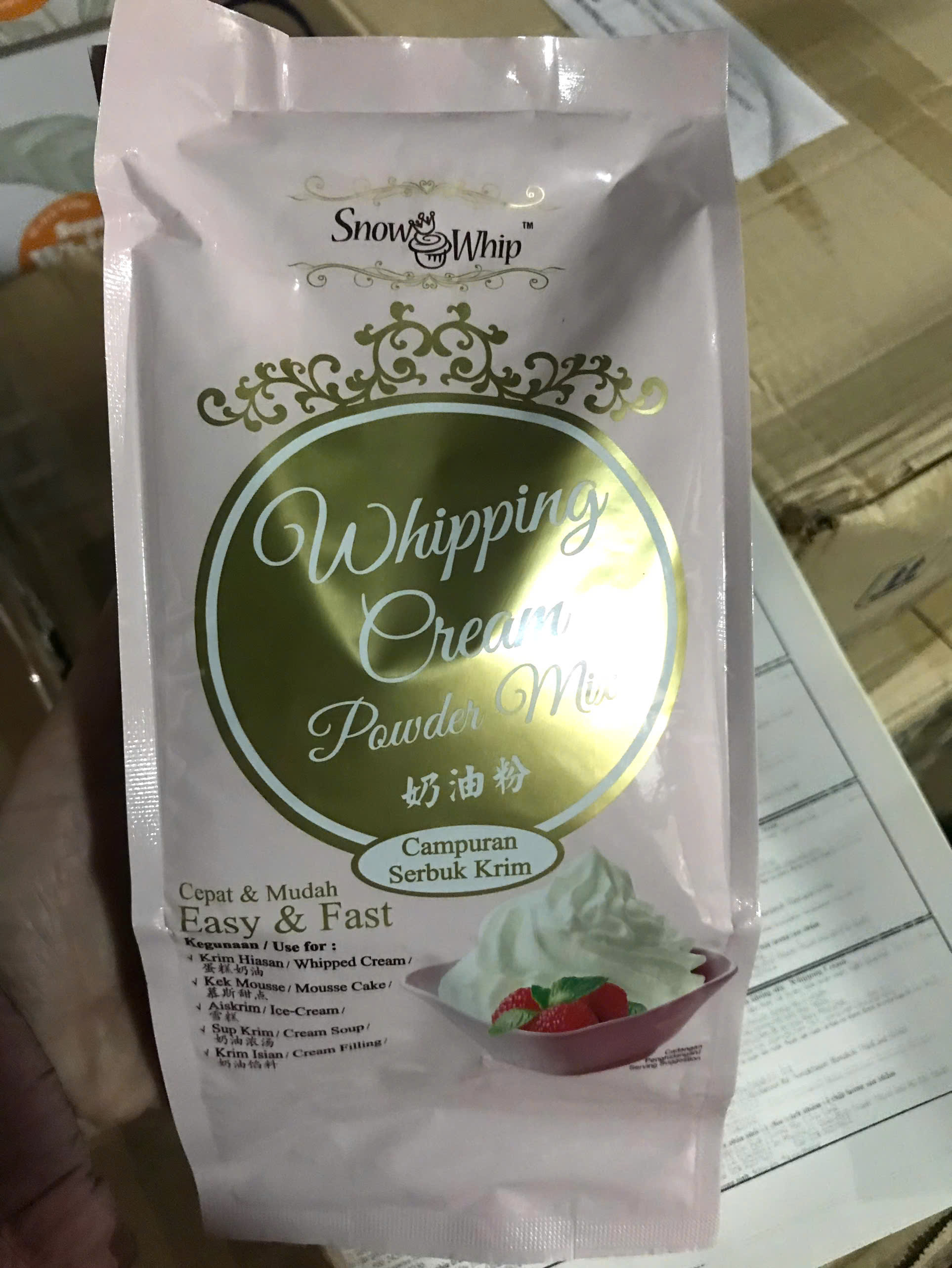 Bột Whipping Cream 500g nhiều loại