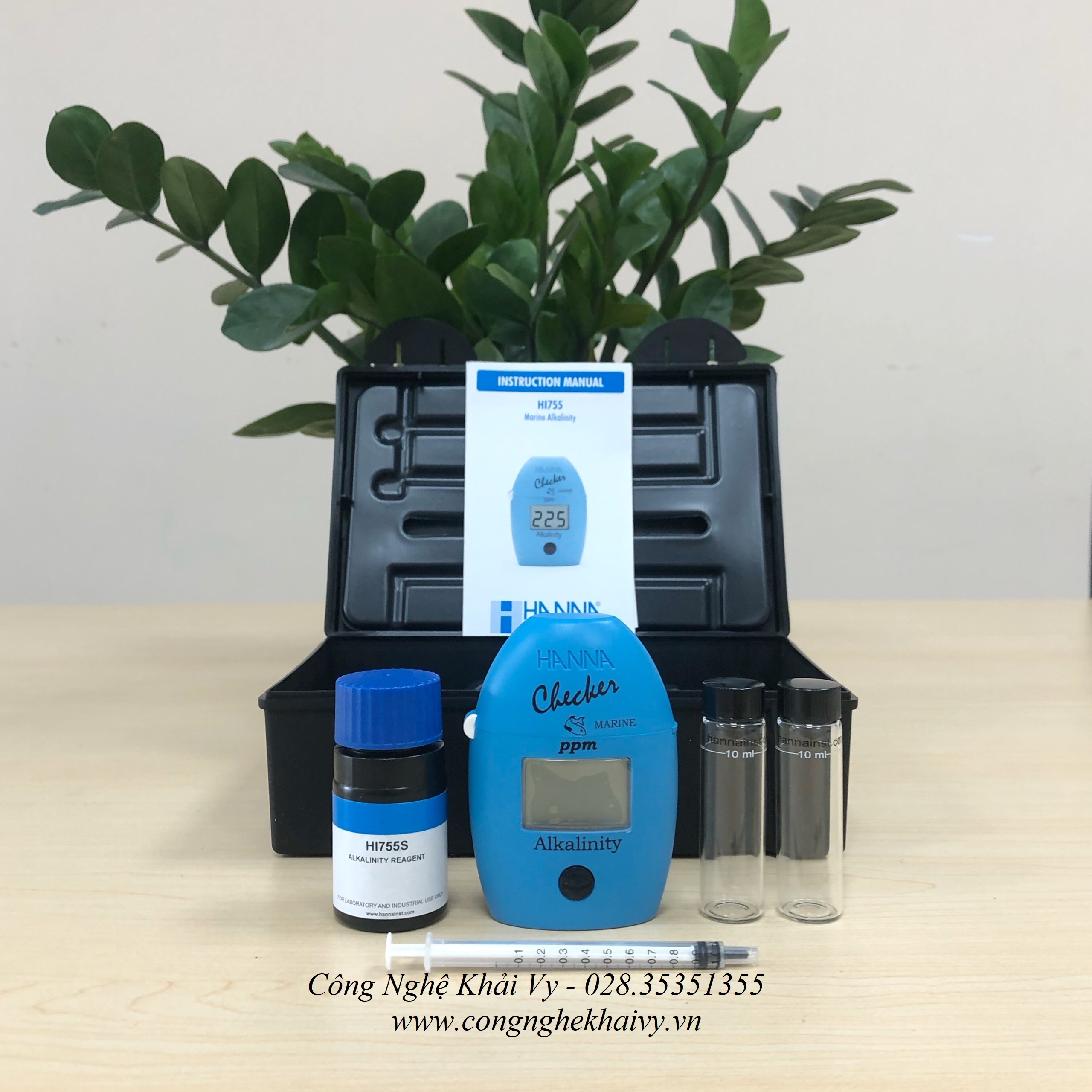 [HCM]Máy Đo Kiềm trong nước mặn Hanna HI755 (KHÔNG KÈM THUỐC THỬ)