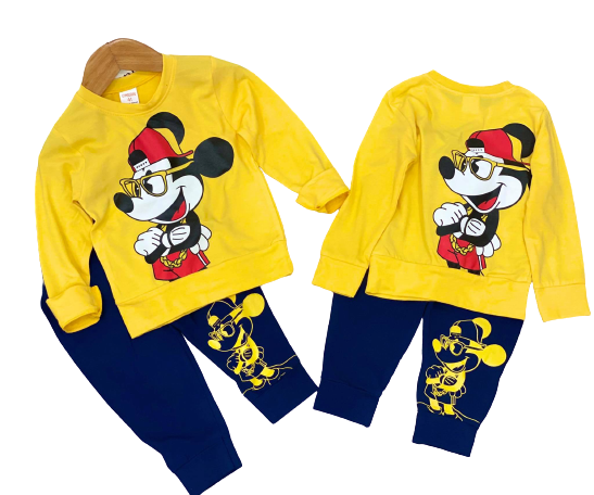 Bộ dài tay thun chất cotton 4C siêu mềm mịn thoáng mát xuất khẩu nhiều màu size đại cho bé trai từ 25 đến 40kg Đồ bộ VNXK (Màu ngẫu nhiên)