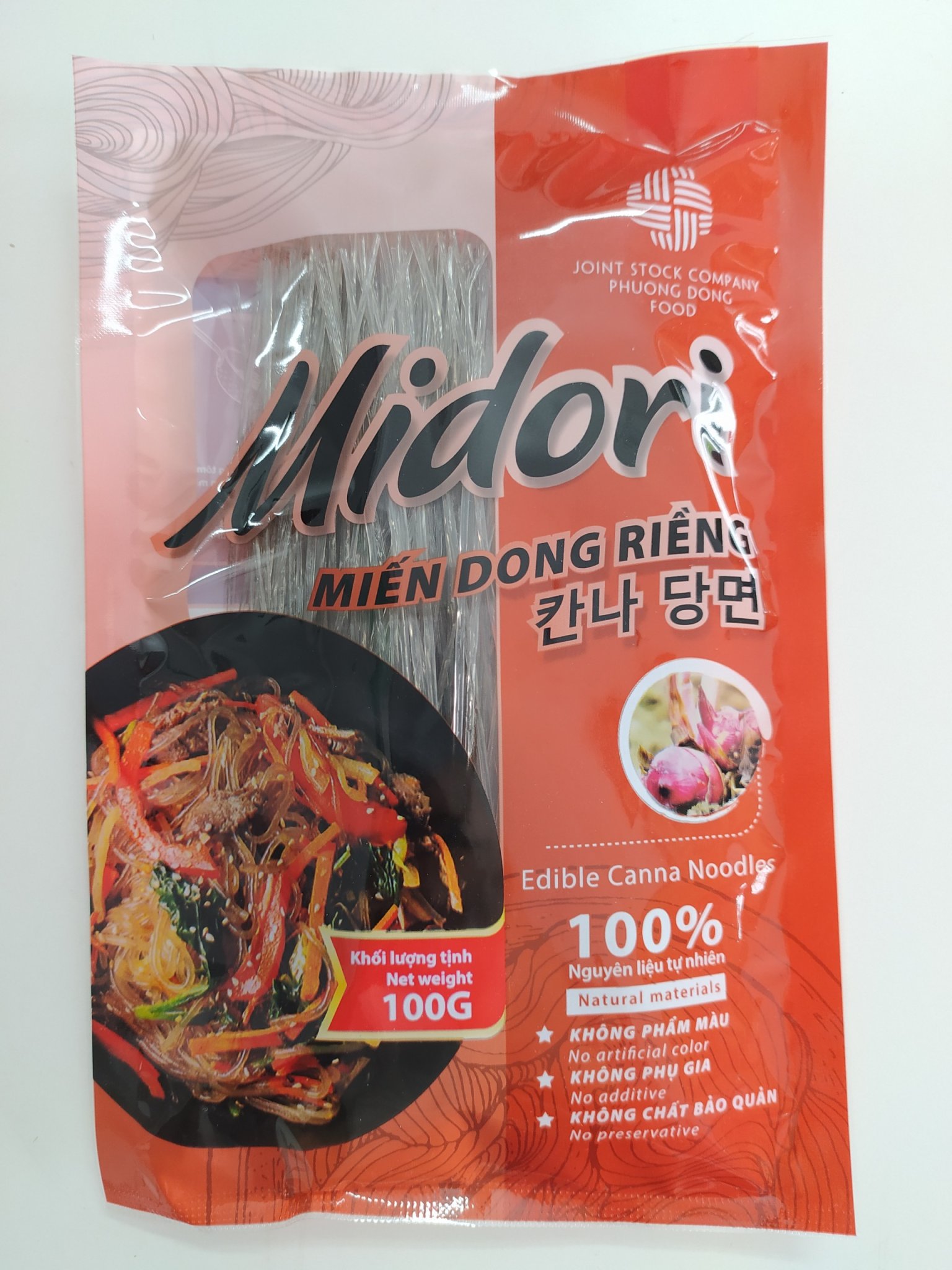 Combo 10 gói Miến Dong Riềng MIDORI 100g