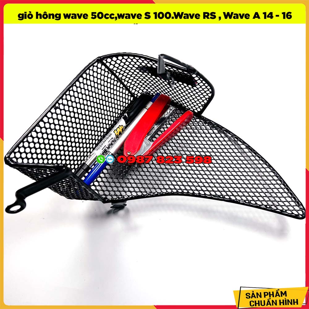 Giỏ hông - giỏ cạnh wave 50cc, wave 100 , wave s 100, wave rs