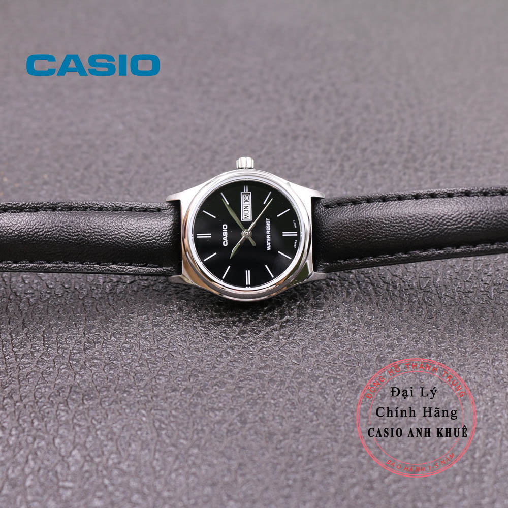 Đồng hồ nữ Casio LTP-V006L-1B2 dây da