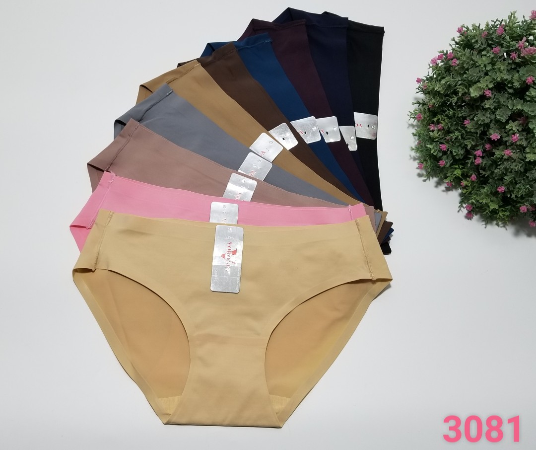 Combo 5 Quần Lót Nữ Su Đúc Trơn Voronin 3081 – Size L-XL | Siêu Mềm – Không Đường May – Không Hằn Da