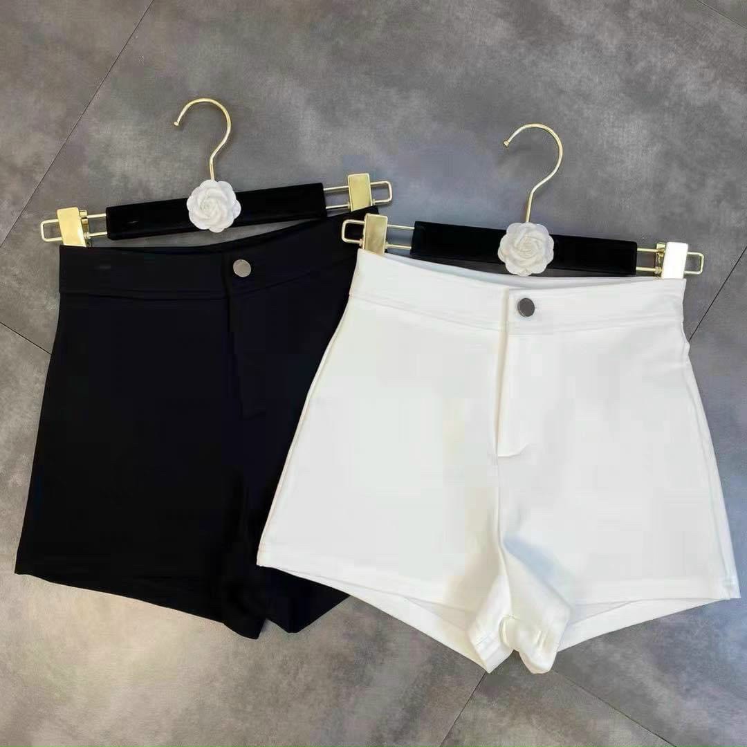 Quần short kaki 1 nút không túi tôn dáng