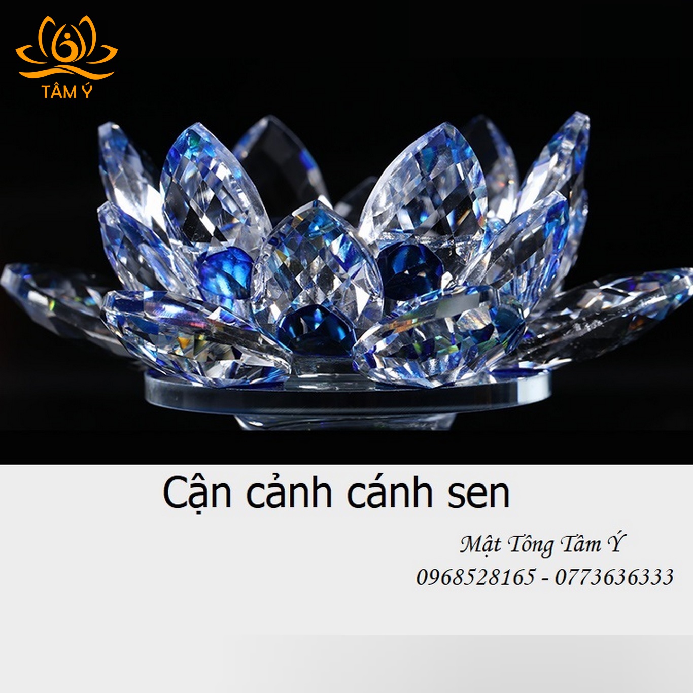 ĐẾ NẾN HOA SEN PHA LÊ CHÂN CAO