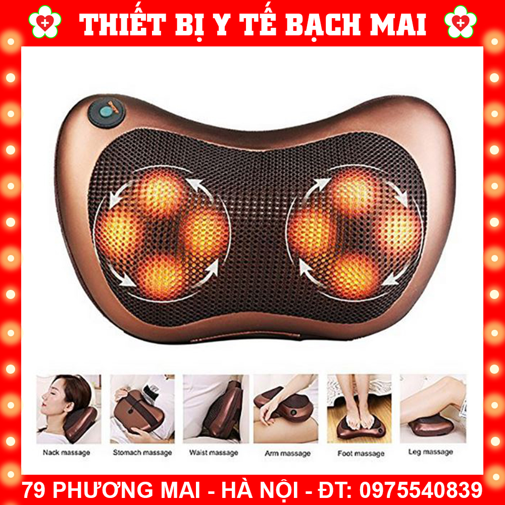 GỐI MASSAGE HỒNG NGOẠI 8 BI