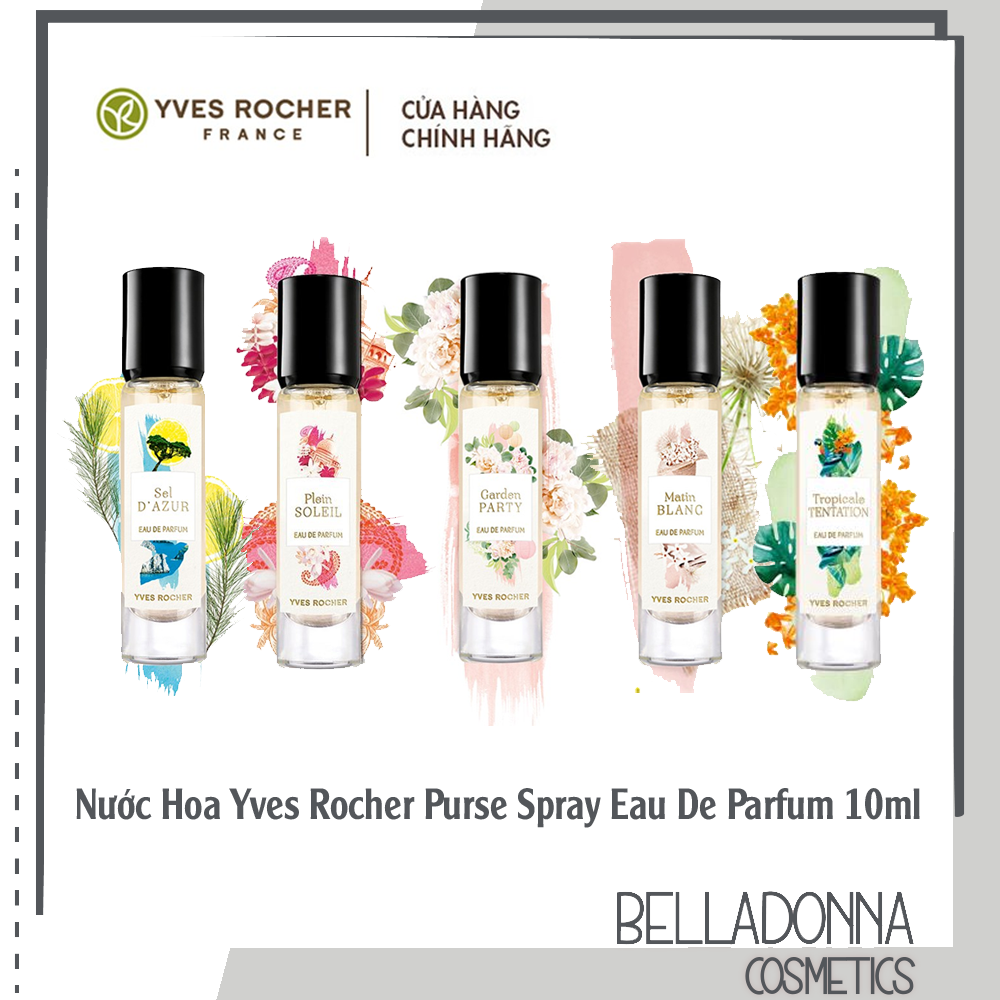 [HCM][CHÍNH HÃNG] Nước Hoa Yves Rocher Purse Spray Eau De Parfum 10ml Pháp