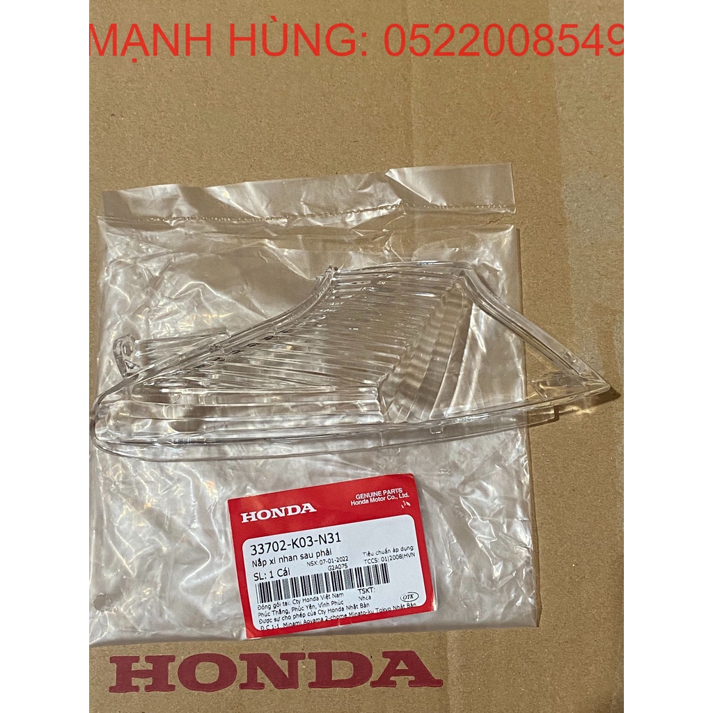 Nắp đèn xi nhan sau bên phải Wave RSX 110 2014 -2019 (33702K03N31)