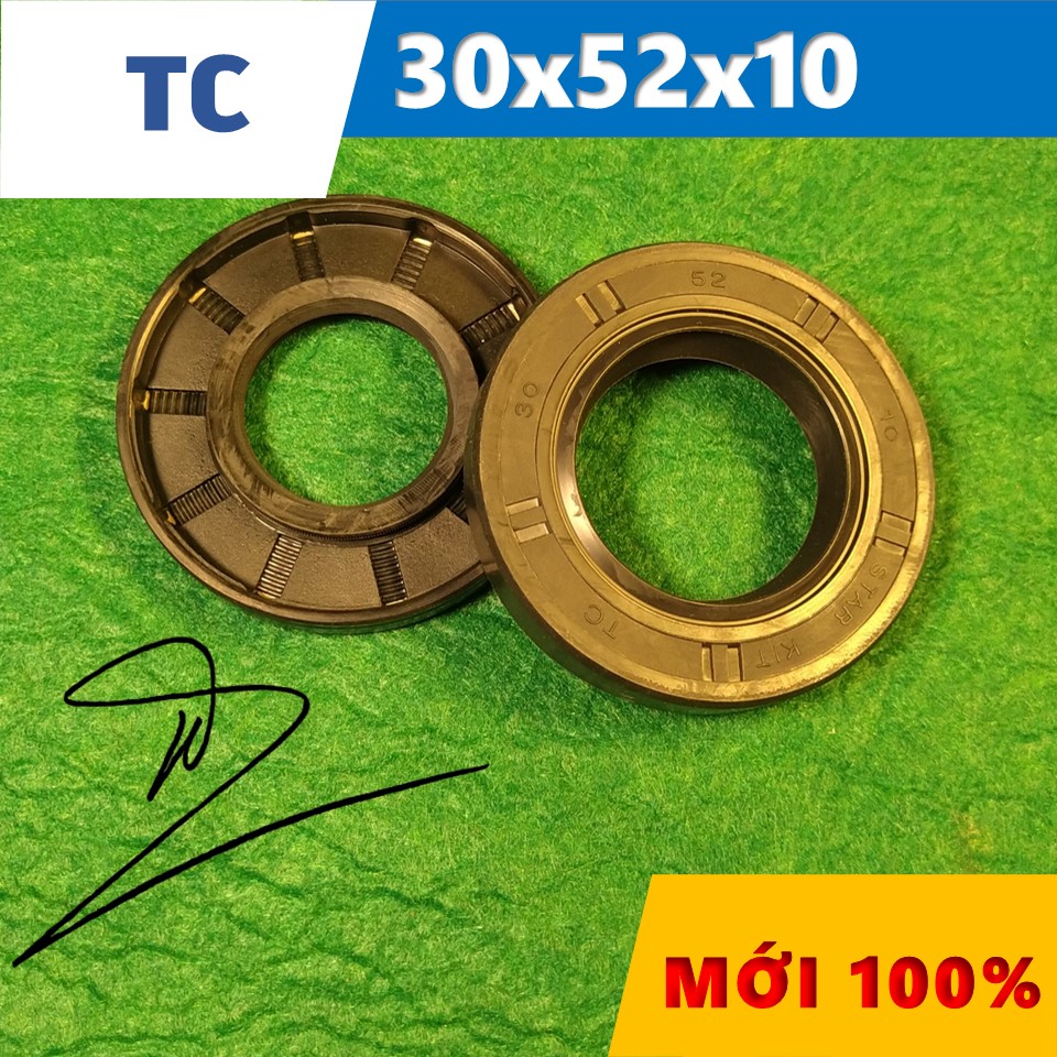 Phớt dầu TC 30x52x10   (Chắn dầu / lò xo / Phớt ben / Oil seal TC 30*52*10)